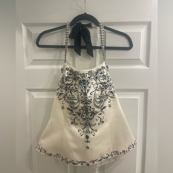 White House Black Market Tops - White House Black Market corset style top